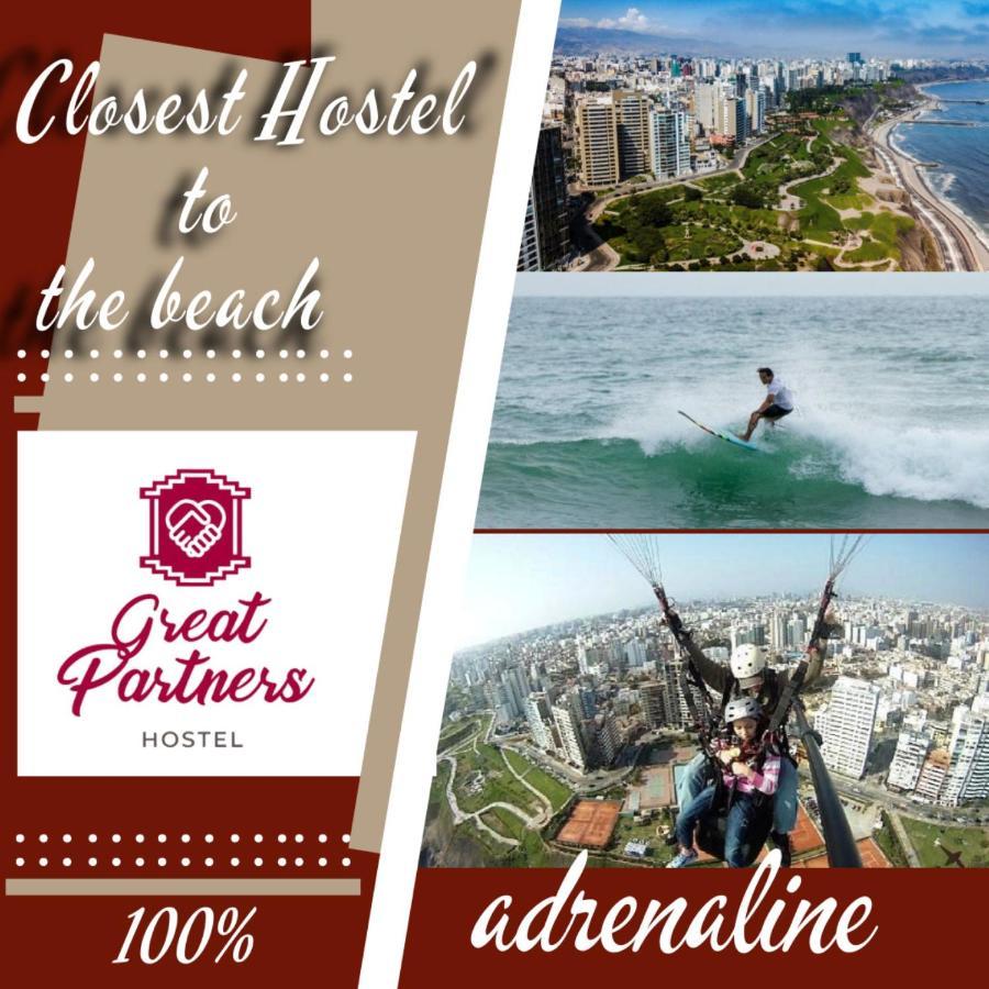 Great Partners Hostel Lima Bagian luar foto